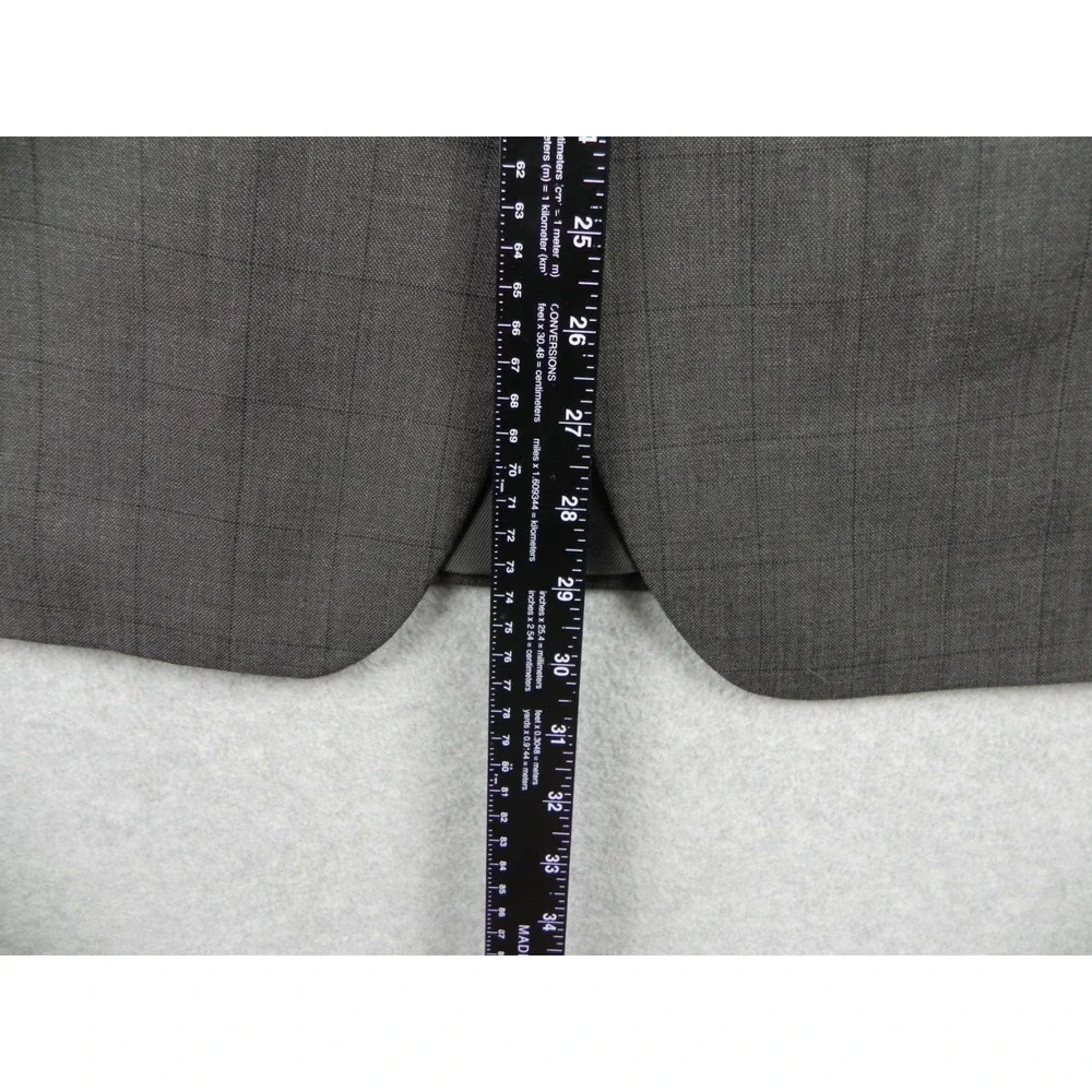 Stafford Blazer Mens 46S Classic Fit Wool Blend Suit Jacket Coat‎ Brown Plaid